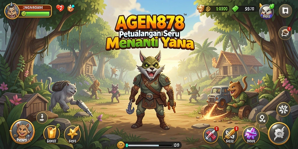 Tampilan gameplay seru dalam AGEN878 dengan eksplorasi yang mendalam.