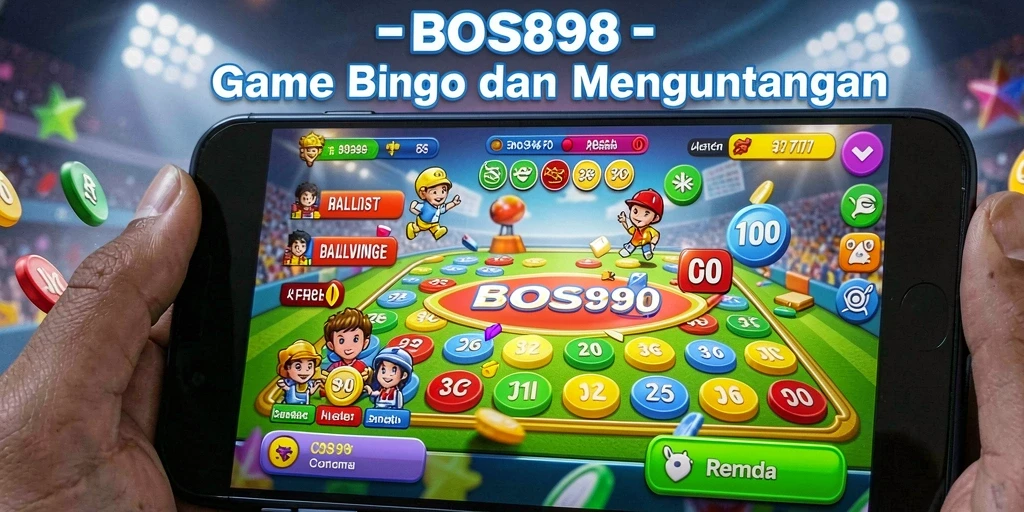 Tampilan gameplay seru di BOS898 dengan kartu Bingo yang menarik.
