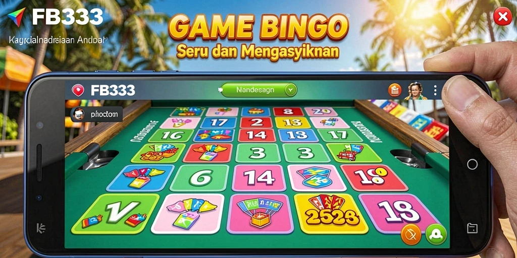 Screenshot permainan FB333 menampilkan gameplay Bingo yang seru dan interaktif.