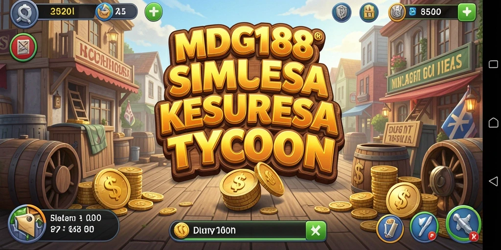 Gameplay MDG188 menampilkan strategi pengelolaan bisnis yang menarik.