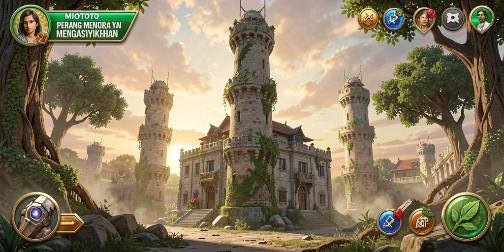 Tangkapan layar menunjukkan gameplay menegangkan dalam MIOTOTO.
