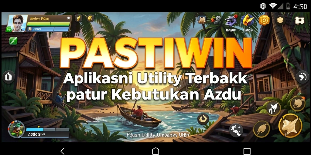 Tampilan antarmuka PASTIWIN yang sederhana dan fungsional.