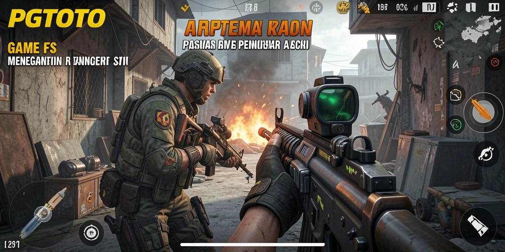 Gameplay PGTOTO yang seru dan menegangkan dalam mode FPS.