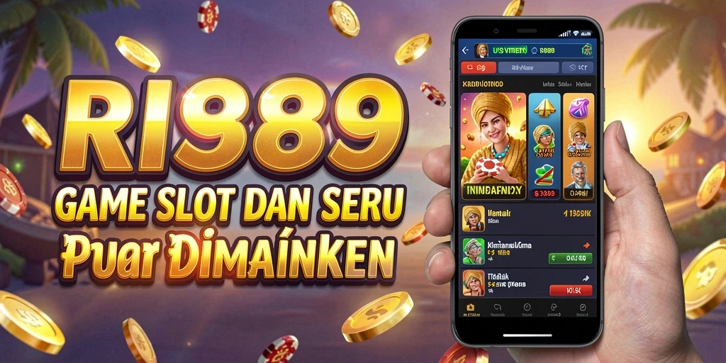 Screenshot gameplay RI889 menampilkan suasana permainan Slot yang seru.