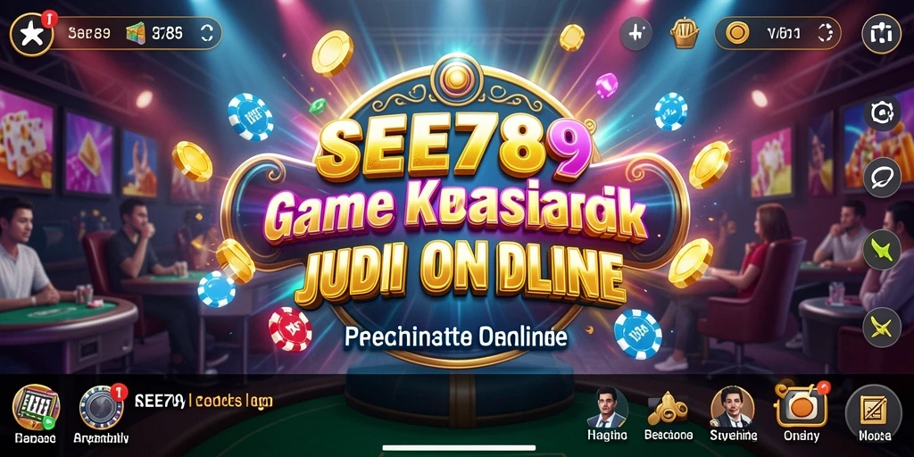 Screenshot utama SEE789 menampilkan grafis menarik dari permainan Kasino.