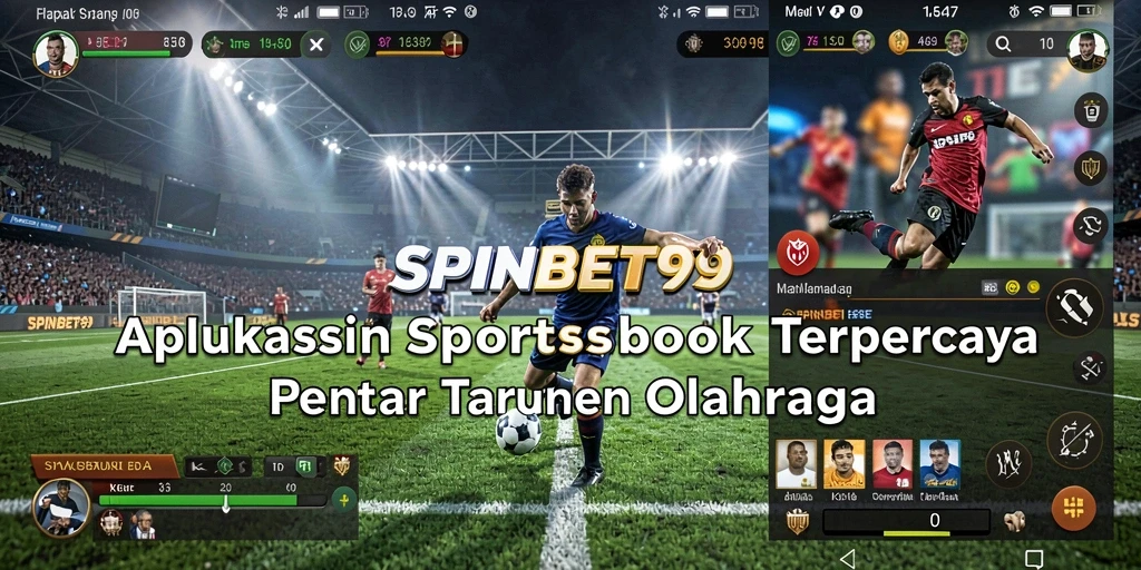 Tampilan gameplay SPINBET99 dengan berbagai pilihan taruhan olahraga.